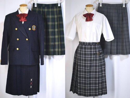  ����ʌ� ��ʉh�����w�Z �u���U�[ �X�J�[�g4��Z�b�g��T5659